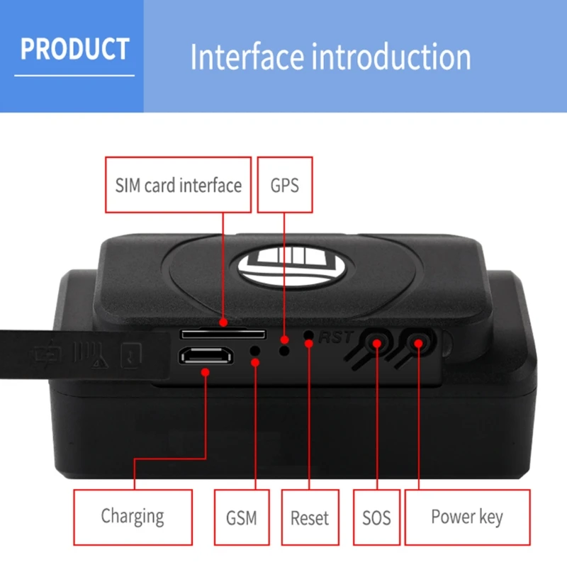 

Vehicle Trucks Tracker Anti Lost GPS/GPRS/GSM Monitoring System Locator with Free App for Cars Motorcycles Smartphones