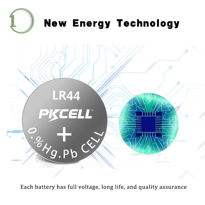 40 шт./4 карты PKCELL 1 5 В AG13 LR44 L1154 RW82 RW42 SR1154 SP76 A76 357A кнопочные батарейки для термометра