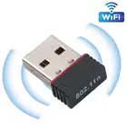 Портативная сетевая мини-карта USB 2,0 Wi-Fi Беспроводной адаптер Сетевая LAN-карта 300 Мбитс 802,11 Ngb RTL8188EU адаптер для настольного ПК