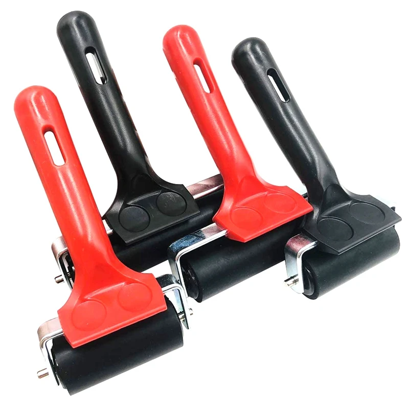 

SHGO HOT-4 Pcs Rubber Roller, Brayer Rollers Glue Roller for Ink Paint Block Stamping, Printmaking and Arts Crafts 2.36/3.93Inch