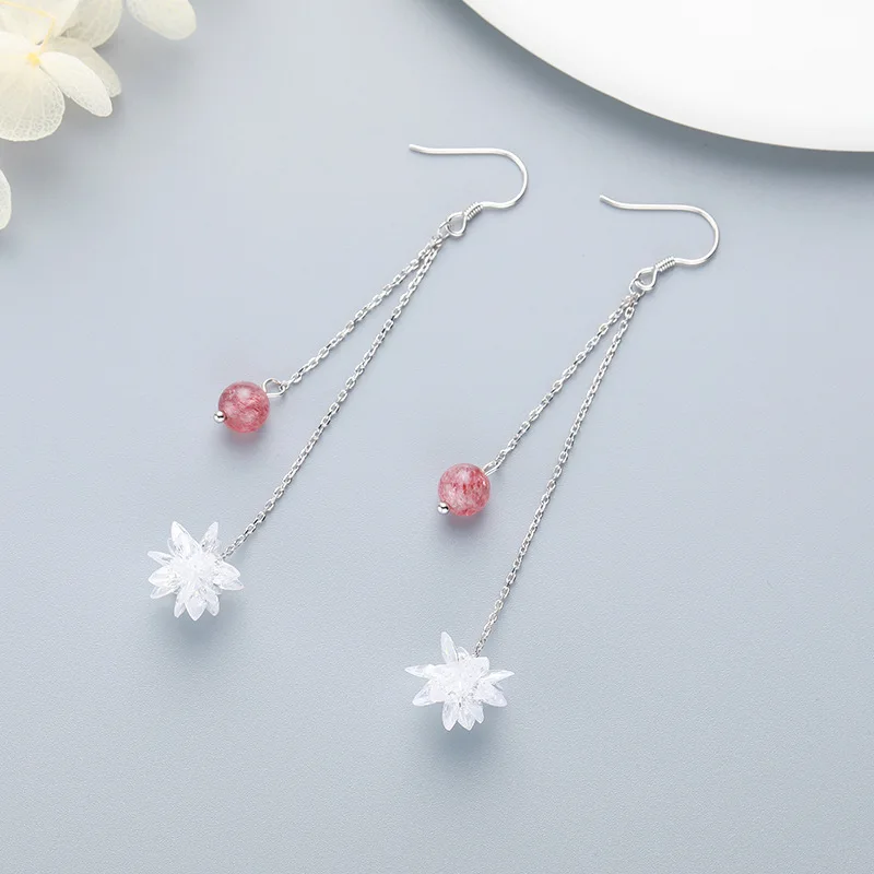 

NEW All-match temperament long earrings earrings female fashion personality niche design earrings