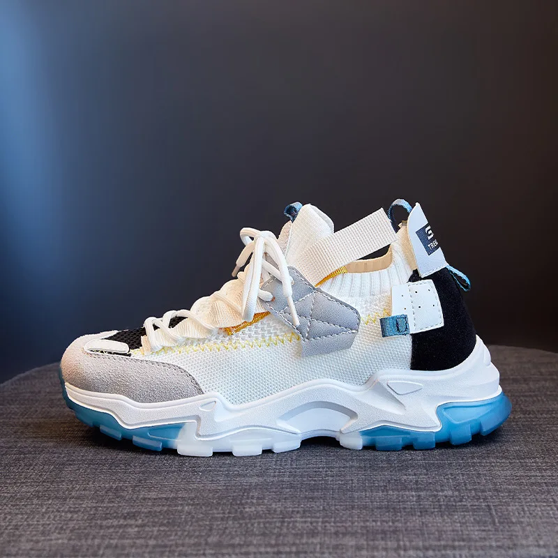 

Women Sneakers Sports Running Shoes Women Casual Shoes flying weave Walking Shoes platform designers brand Tenis Sneakers 8hI4