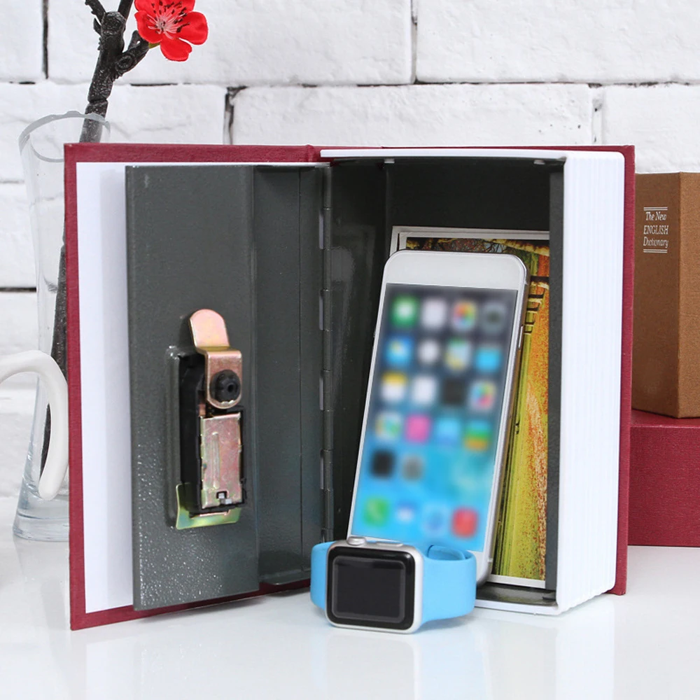 Секретный ящик в словаре сейф книжка замок для безопасности денег хранения монет