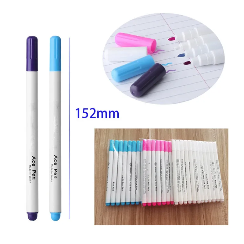 Disappearing Erasable Ink Fabric Marker Pen Water Pen&ampSewing Measuring Gauge for Quilting Dressmaking Sewing Tool | Дом и сад