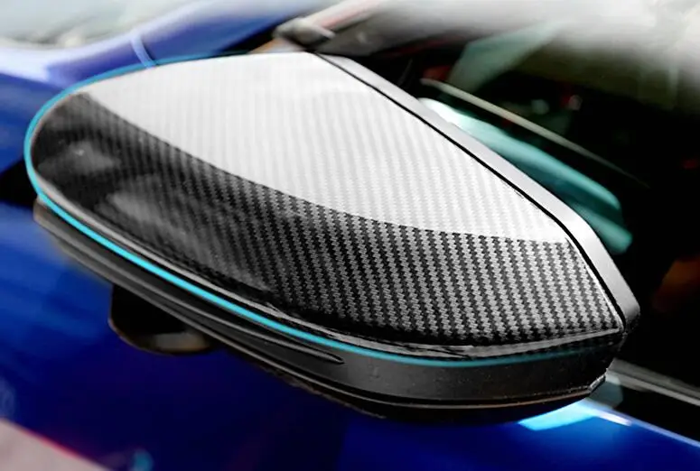 Для Honda Civic 2016 2017 2018 Боковая дверь зеркало крыло заднего вида крышки углеродное