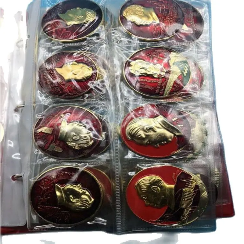 Красный логотип герба коллекционеров эмблема председателя Мао памятный значок