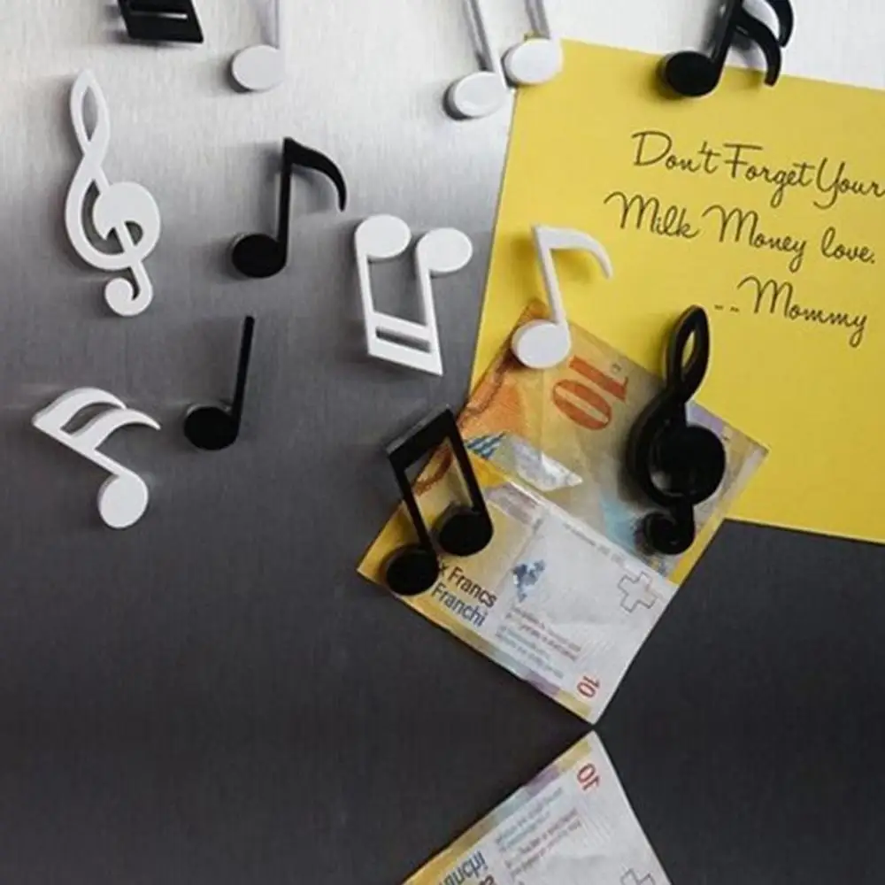 Магниты на холодильник Творческий Музыкальные ноты магнит стикер сообщений