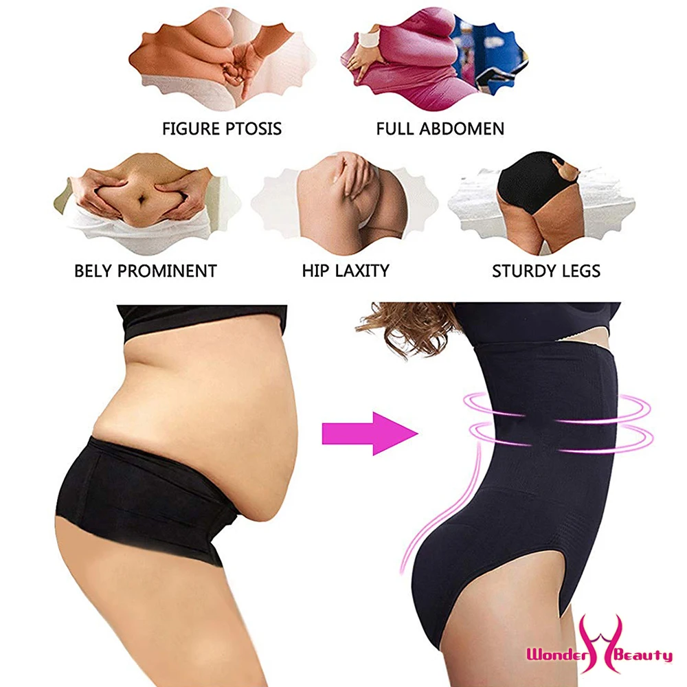 Женское моделирующее белье трусики с завышенной талией утягивающий корсет