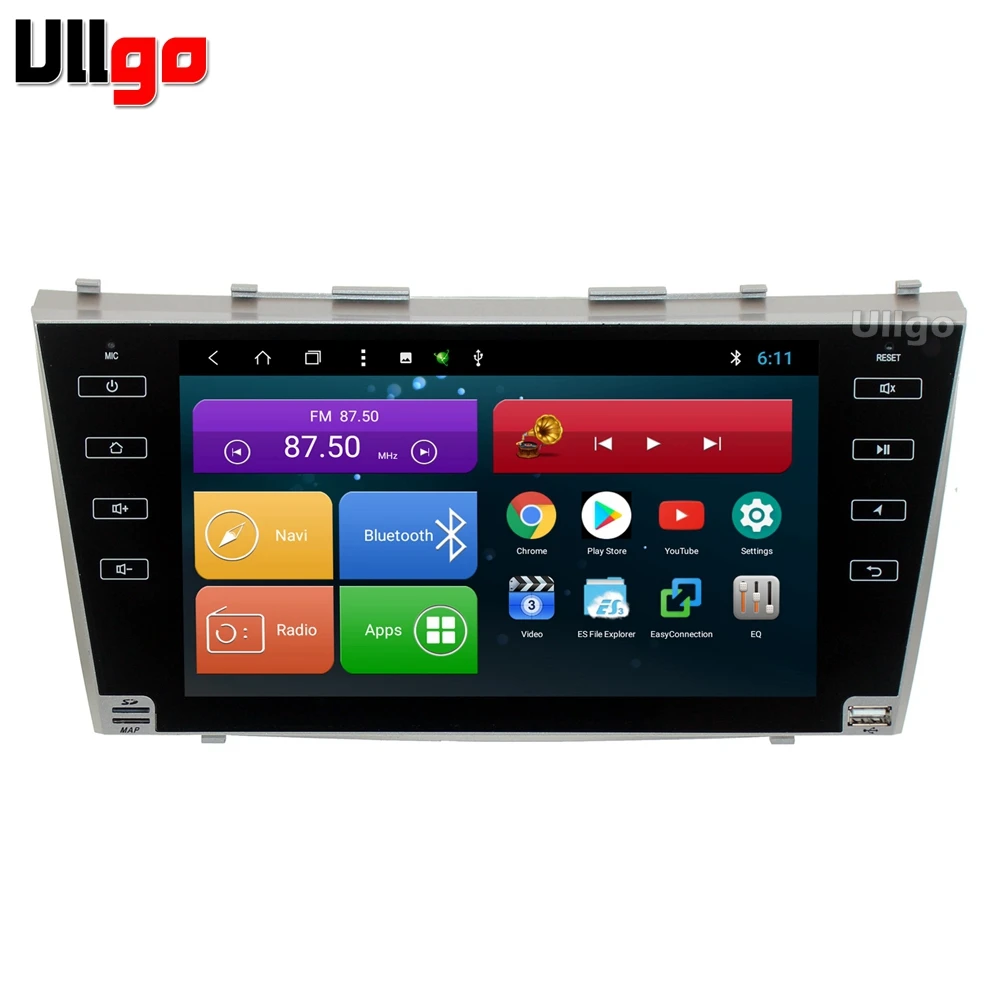 Автомобильная магнитола 9 дюймов Octa Core Android для Toyota Camry V40 2006-2011 Авторадио GPS