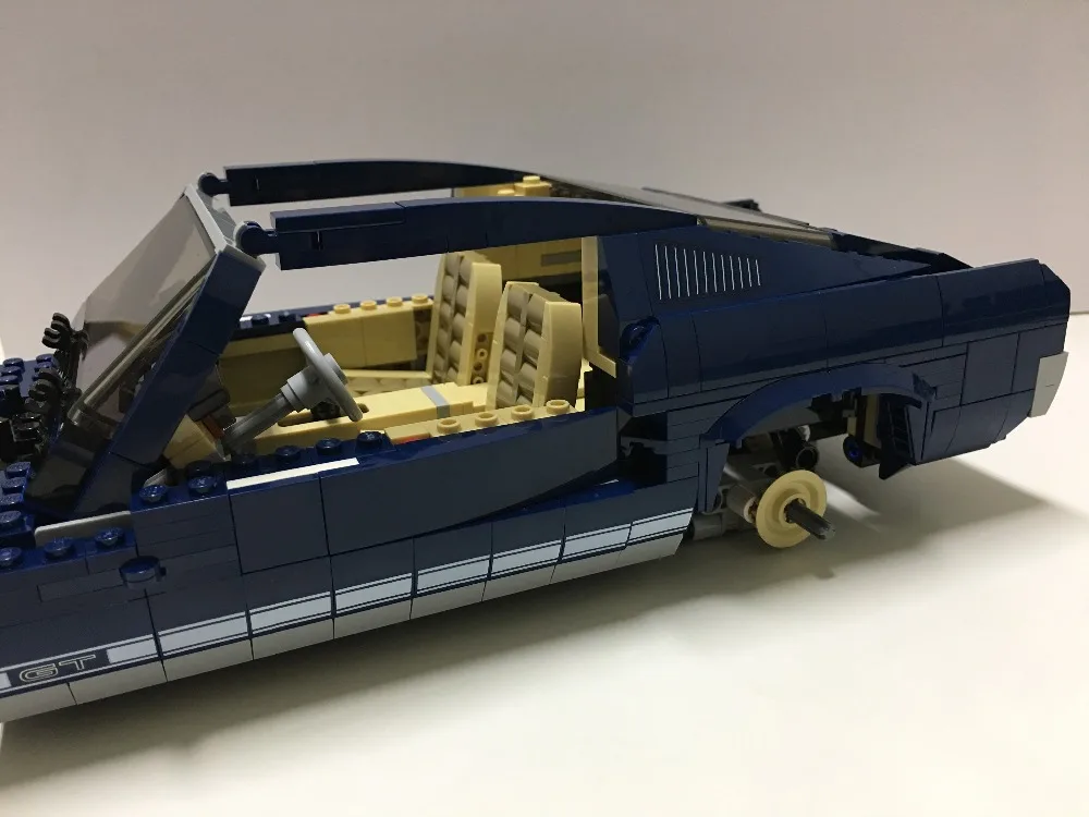 21047 Creator 10265 Forded Mustanged Car набор 1648 шт, техническая модель, строительные наборы, блоки, кирпичи, обучающие игрушки