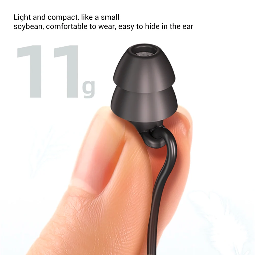 

Sleeping Earphones Wired Headphones With Microphone Bass Sound 3.5mm In-Ear Earbuds Lightweight Noise cancelling Headset