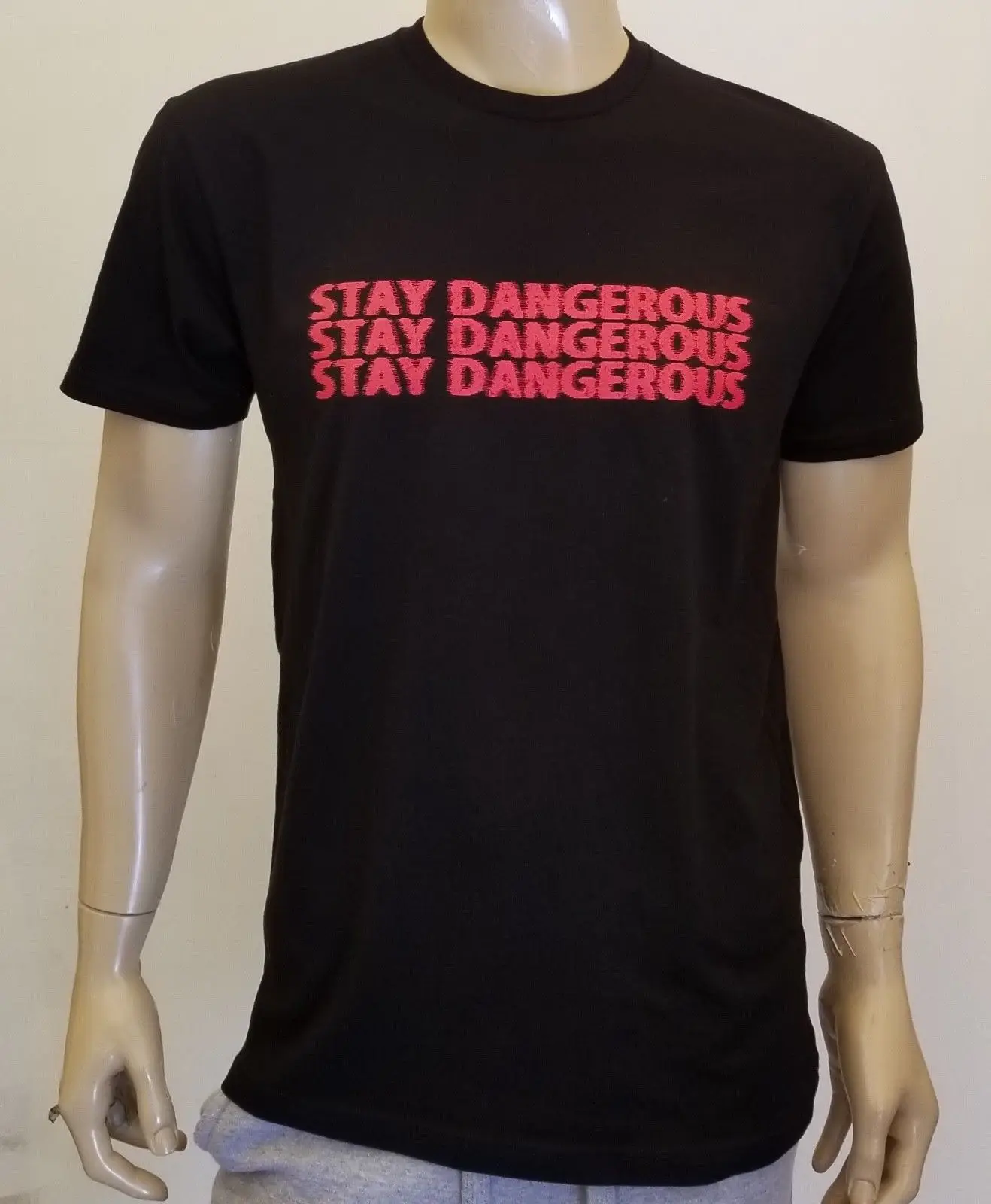 YG Stay Dangerous футболка тройник 4Hunnid Still NWA 2 Pac RedT|Мужские футболки| |