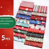 5pcs 100 cotton craft christmas fabric japanese fabrics diy bundle patchwork quilting sewing textile material for baby childr