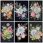 Картина-мозаика для стразы, с изображением цветов