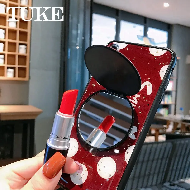 With mirror Dots Case for OPPO Reno 4 Pro Glitter Bling Luxury Shockproof Cover For 10X ACE 2 2Z Z 3 | Мобильные телефоны и