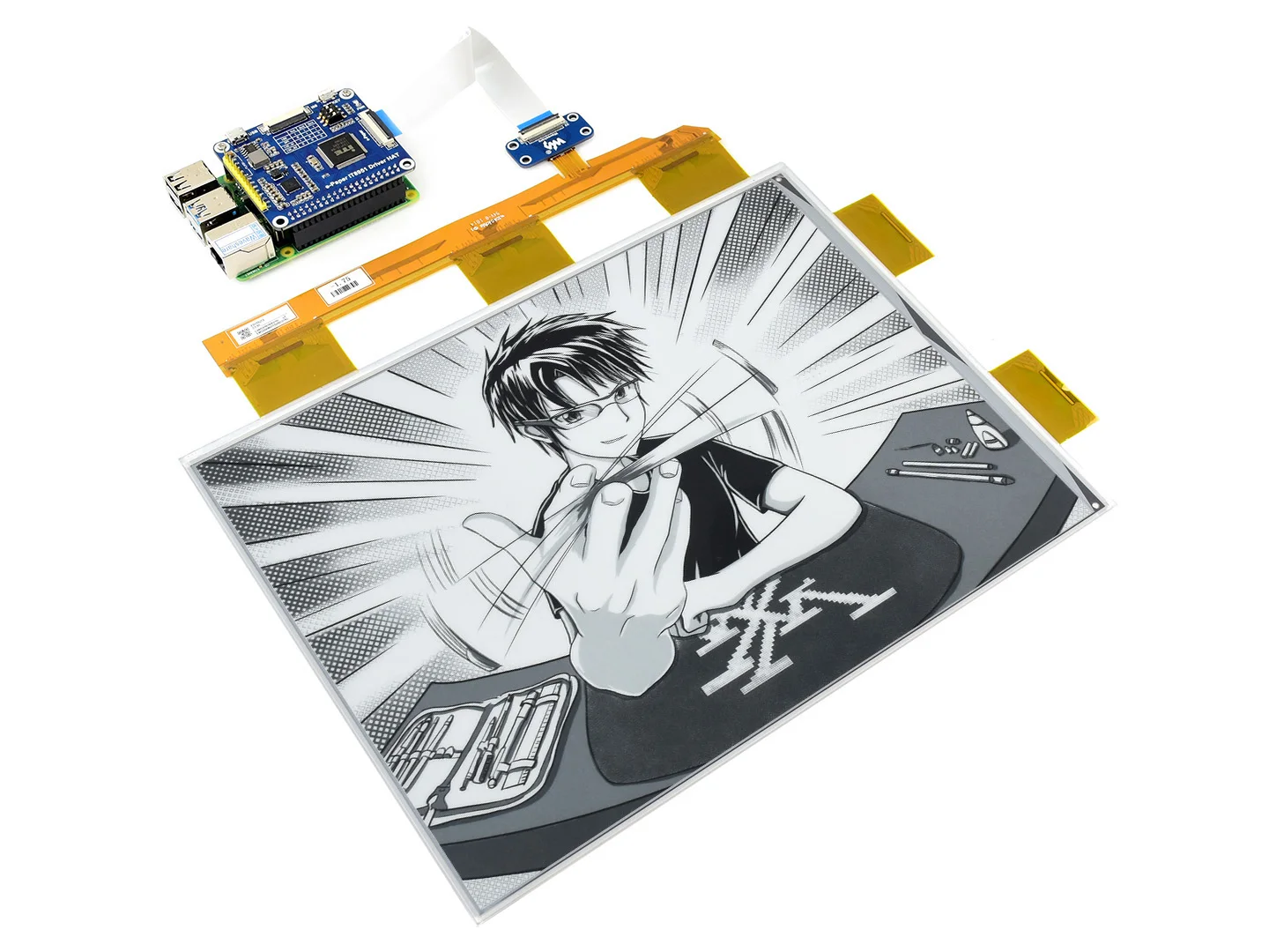 Kaufen Waveshare 13,3 Zoll E-Papier E-Ink-Display HUT Für Raspberry Pi, 1600*1200 Auflösung, 16 Grau Waagen, Unterstützt Teil Aktualisieren