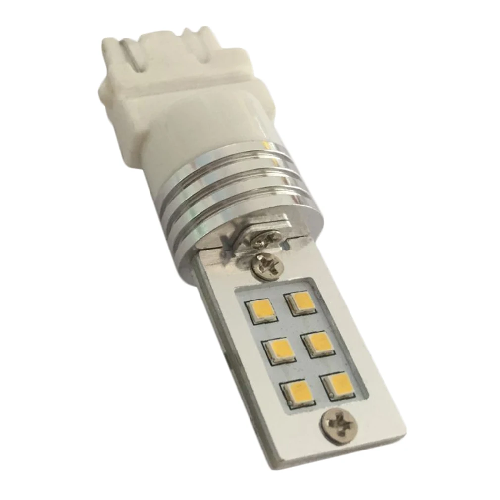 

New Arrivals super bright 3157 Car Turn Signal Reverse Lights 12LED 6W White Light Vehicle Bulbs