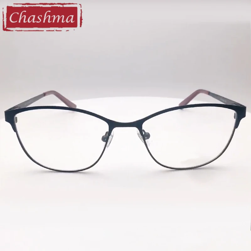 Оправа для очков по рецепту кошачий глаз пружинный шарнир классический дизайн