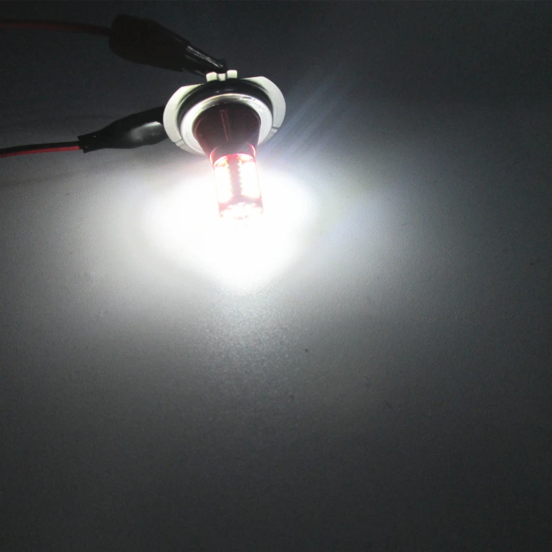 

2pcs High Power Super Bright H7 3014 57SMD 57LED DRL White 12V Car Led Highlights fog lights daytime running lights