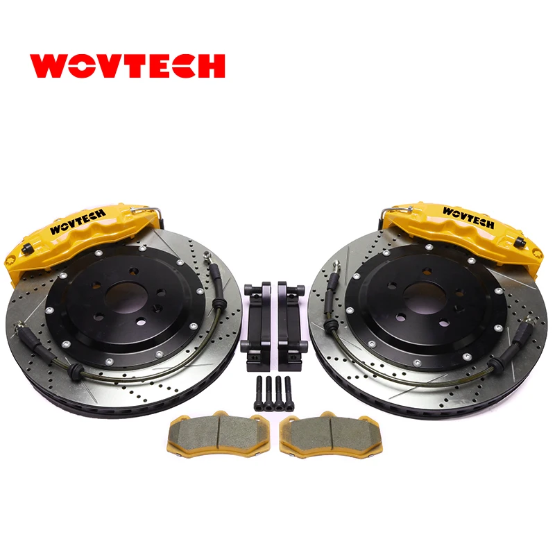 

WOVTECH Big Brake system yellow color 9040 brake calipers with 362*32mm Dragon pattern discs for Axela front 19inch