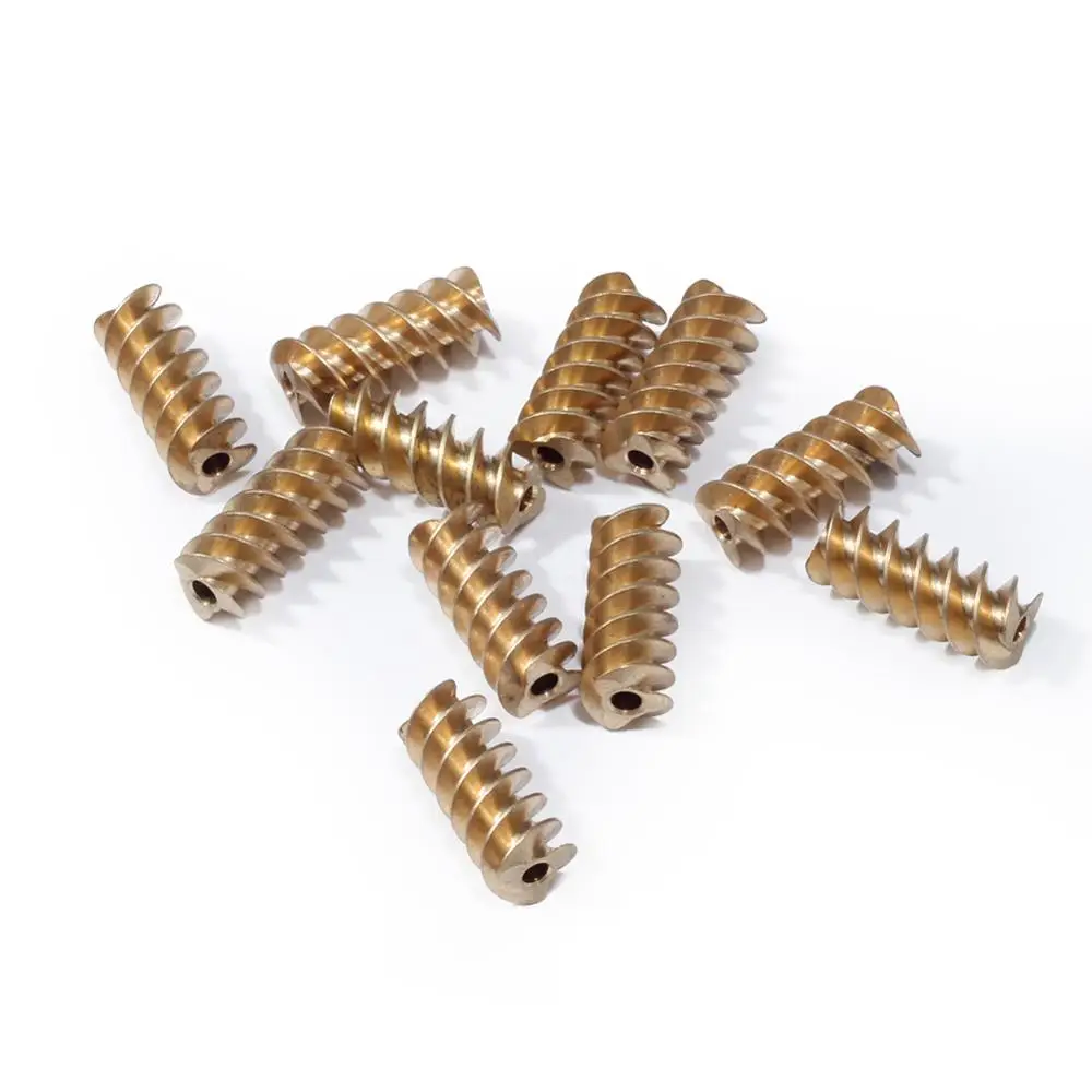 5 шт медная червячная передача для двигателя 385 Латунь x 18x мм|Кабели адаптеры и
