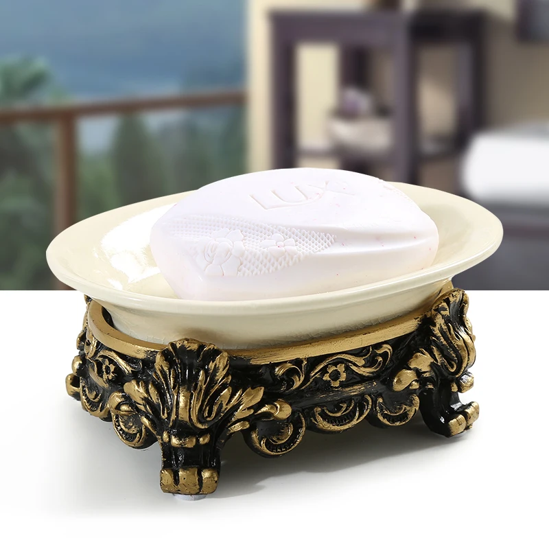 2 шт./компл. благородный роскошный элегантное мыло блюдо Европейский дозатор для