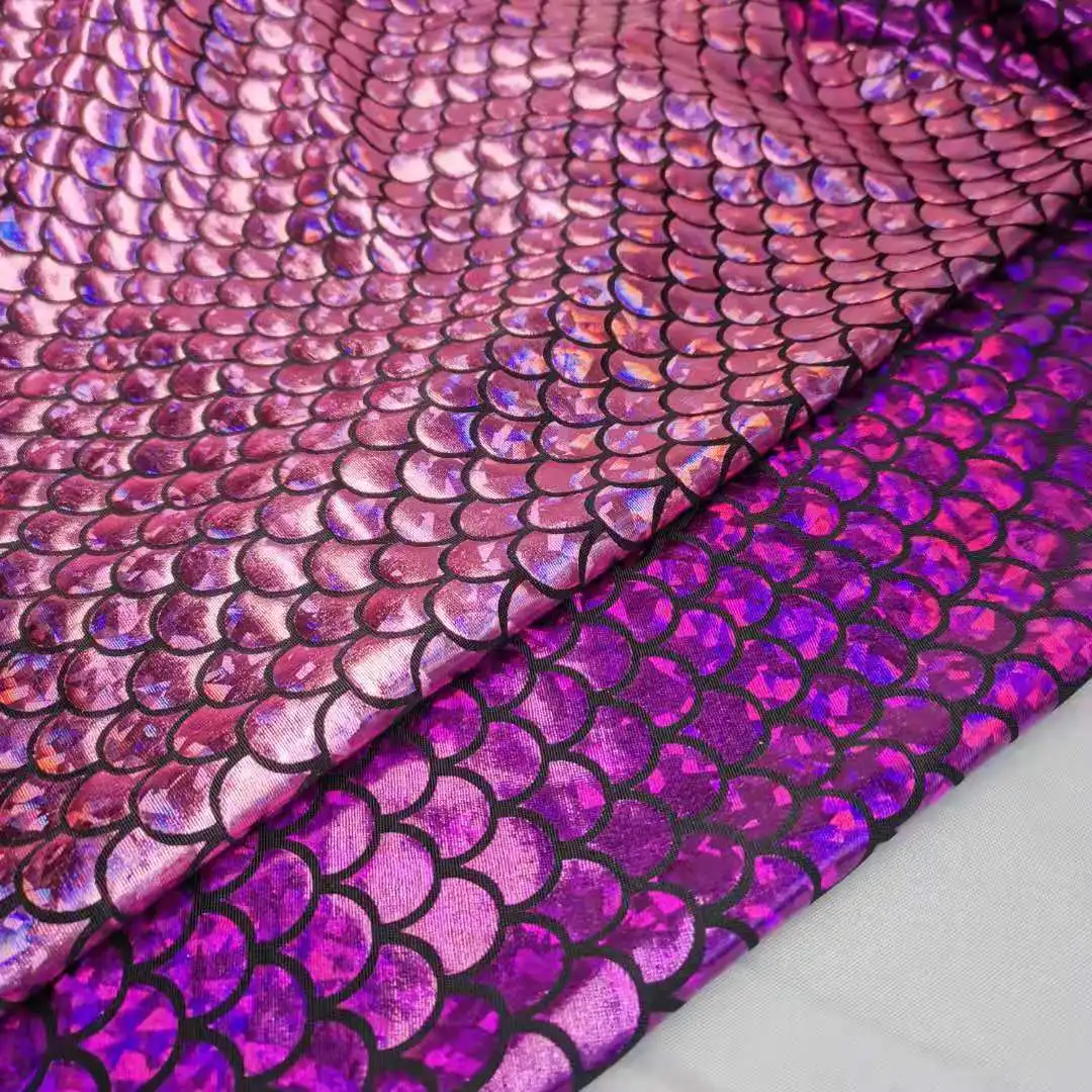 50 см * 150 bronzing украшения Русалка Ткань DIY этапе карнавальный костюм Танцы этап