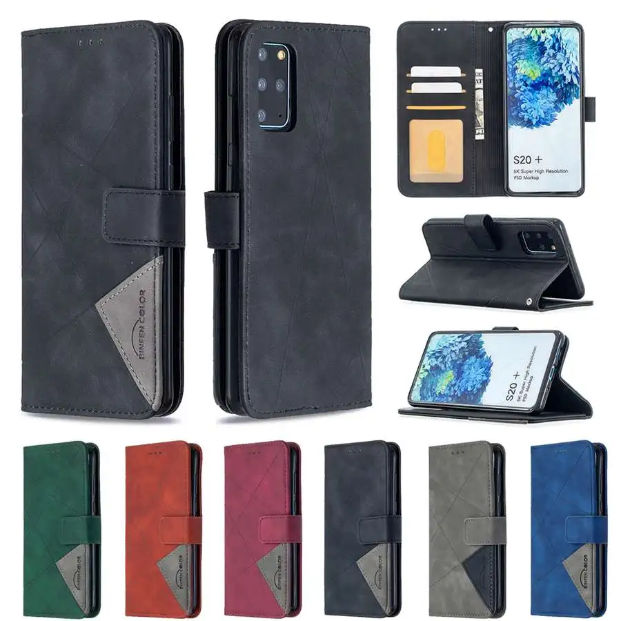 Кожаный чехол для Samsung Galaxy S21 Ultra S20 FE S10 S9 Note10 Note20 A02 A02S A12 A32 4G A52 A72|Чехлы-портмоне| |