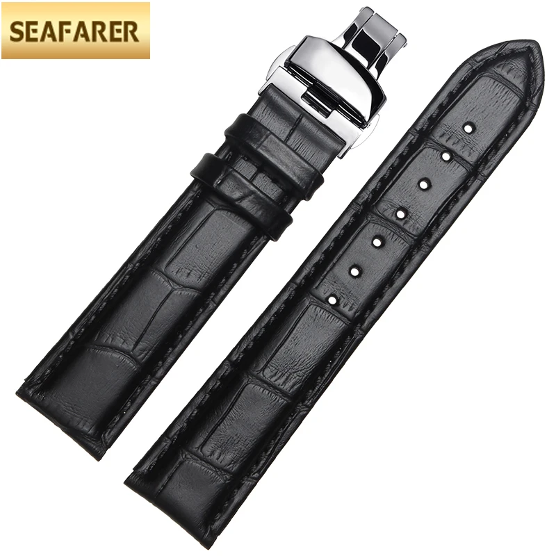 

Leather Watchband Calf Skin Leather Bracelet 18|19|20|21|22|23|24mm General Styles Of Men And Women Watch Strap