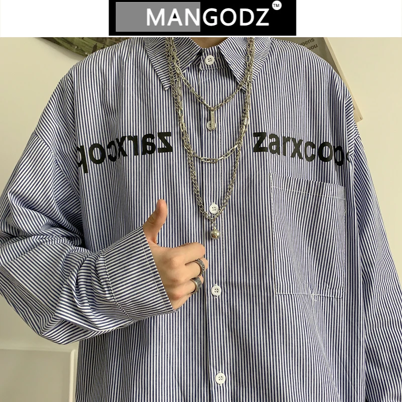 

Vintage Striped Shirts Men Oversized Harajuku Hip Hop Shirts Fashion Streetwear Long Sleeve Casual Tops Man Womne Clothing 2021