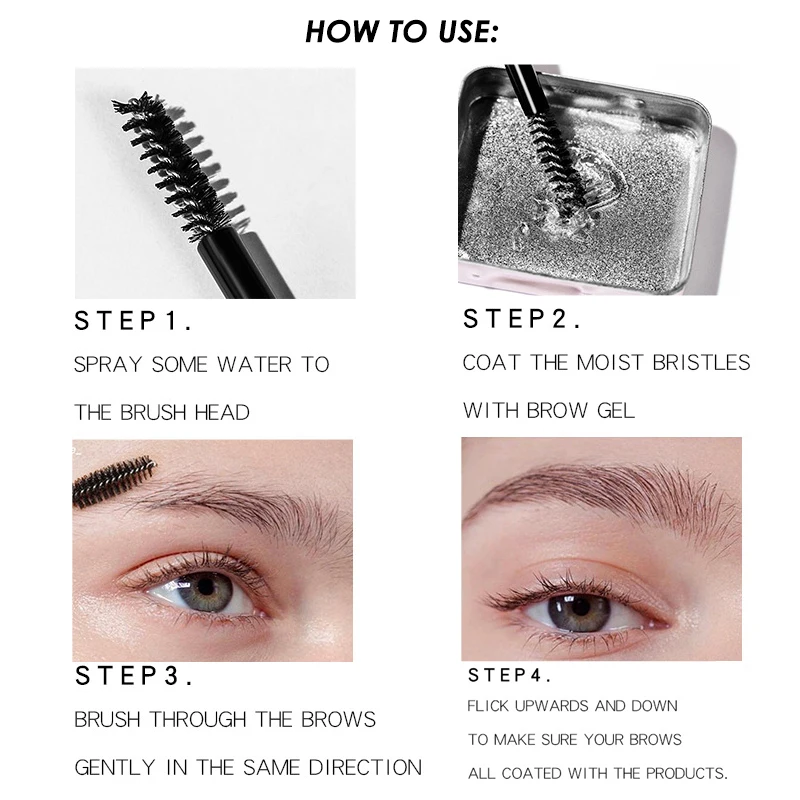 3D Feathery Brows макияж гель крем мыло брови комплект длительный бровей подтяжка