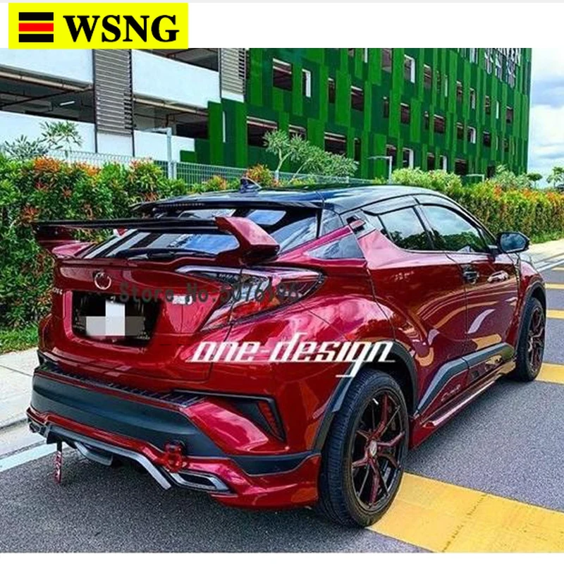 ABS грунтовка для заднего крыла БАГАЖНИКА АВТОМОБИЛЯ спойлер Toyota C HR CHR 2016 2017 2018