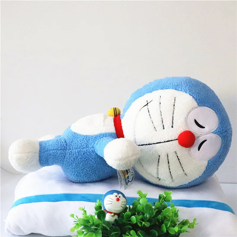 Милые Doraemon спальные позиции плюшевые мягкие игрушки куклы Мягкие Kawaii маленькие