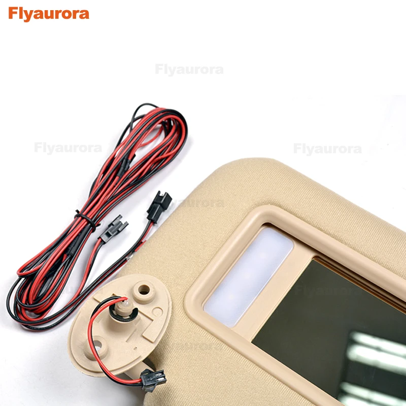 Автомобильный солнцезащитный козырек зеркало для макияжа Toyota Land Cruiser LC200 2008 18