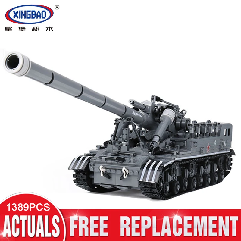 XingBao 06001 1389 шт креативные серии MOC T92 Танк Набор Дети Образование строительные