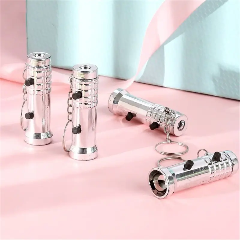 

2in1 Mini Flashlight Detector UV Light Keychain Kids Toy Gift