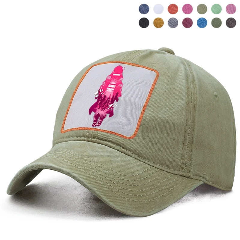 Japan Anime Demon Slayer Kamado Nezuko Dad Trucker Bone Hats Woman Berets Ponytail Caps Snapback Casquette Boinas Gorras | Аксессуары