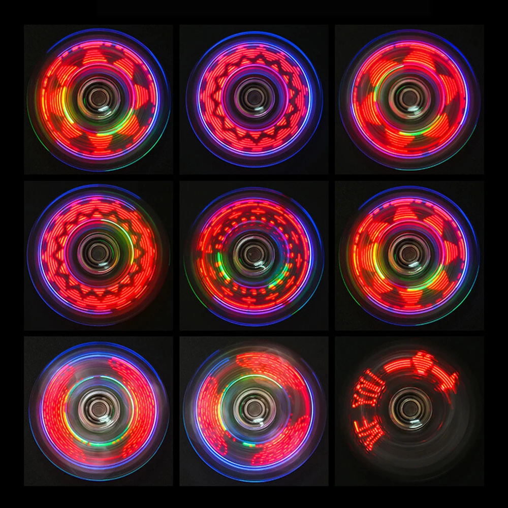 Привлекательный спиннер ручной верх спиннеры светящийся в темноте фигурка с