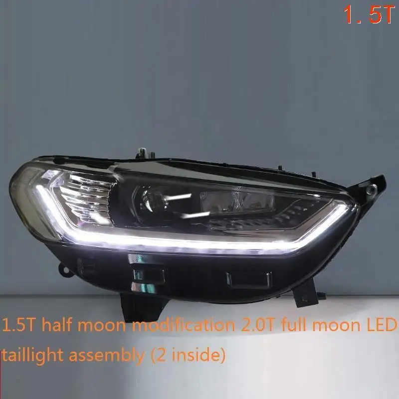 MODEL O Внешний стиль Luces Para Авто Лампа Cob Led Drl дневные ходовые фары автомобильные огни в сборе 17 18 для Ford Mondeo - Цвет: MODEL O