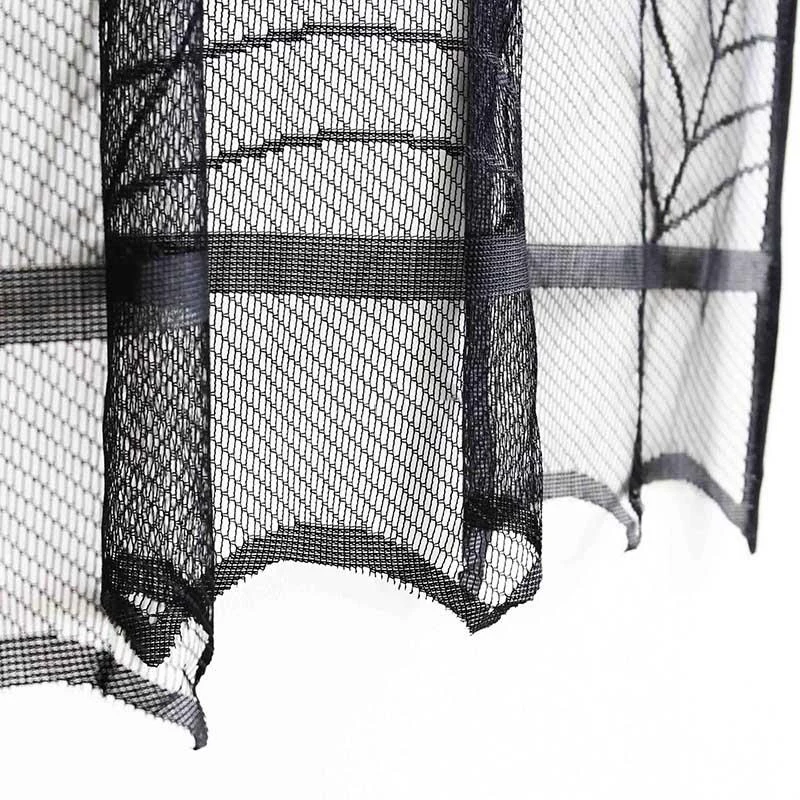 Короткие черные кружевные занавески для гостиной кухонного стола покрытие