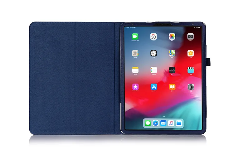 for iPad 12.9 Blue a Магнитный чехол для iPad Pro 12,9, чехол из искусственной кожи для iPad 12,9 дюймов, чехол-подставка для нового iPAD 12,9, умный чехол для авто, пробуждение - Color: for iPad 12.9 Blue a