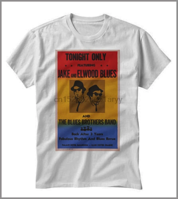 

T-SHIRT UOMO DONNA THE BLUES BROTHERS JAKE AND ELWOOD BROTHERS GEN0337