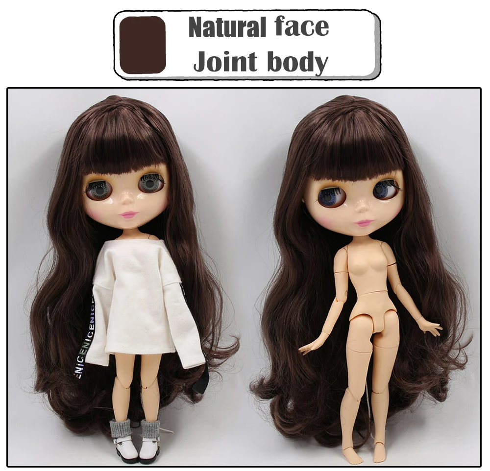 ICY Blyth Кукла № 2 глянцевое лицо натуральная кожа суставное тело 1/6 BJD Специальная цена 1/4 BJD, Pullip, Jerryberry, Licca игрушка подарок