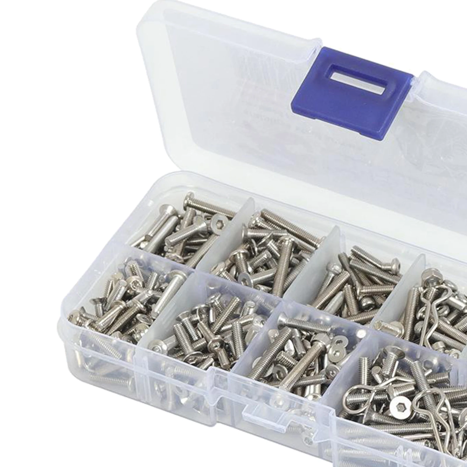 

Различные винтовые гайки для Axial SCX10 III каприа 1.9UTB RC Crawler Hardware, упакованные в пластиковую коробку