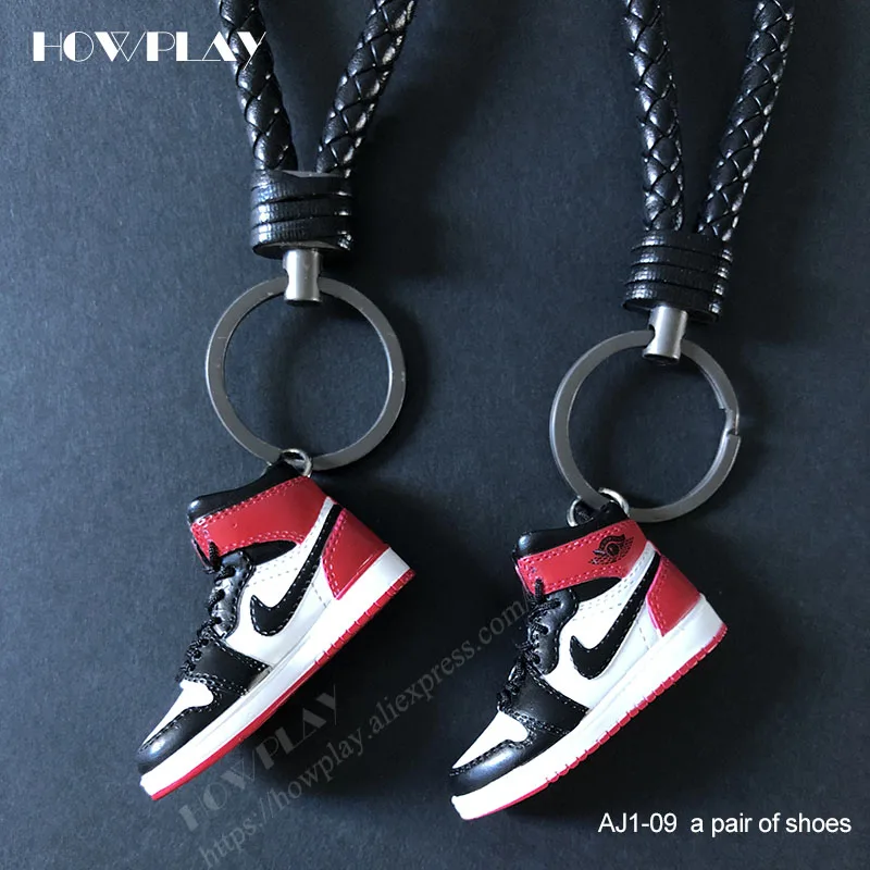 Howplay мини кроссовки 3D jordan брелки баскетбольная модель обуви подвеска на рюкзак