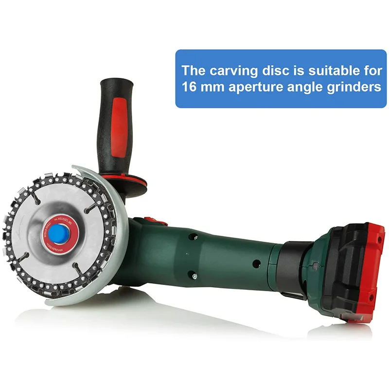 Цепной диск для резьбы по дереву с дополнительной цепью угловая шлифовальная