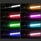 Световой сабель RGB 7 дюймов, оригинальный звук фильма, лазер 7 цветов, меняющий цвет, Металлическая рукоятка, световой сабель FX Force, косплей, бластер, игрушка, звуковые подарки