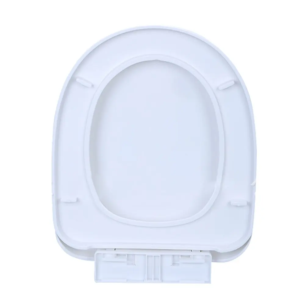 

Toilet Seat Slow Close Never Loosen PP Plastic Antiskid Toilet Lid White Toilet Seat Thick Toilet Covers Tool Accessories