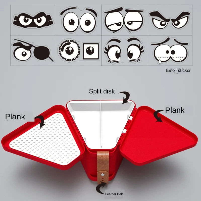 Переносной ящик для хранения строительных блоков 3WBOX с 100 шт. коробка