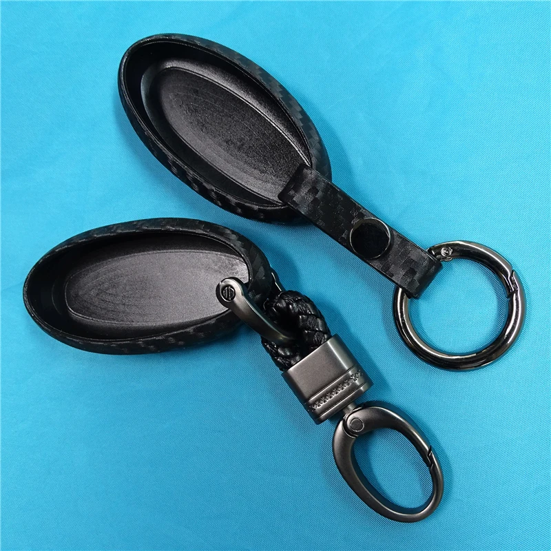 

For Nissan Versa Altima Armada Maxima for Titan 370Z for Infiniti M35 JX35 Q50 Carbon Fiber Silicone Car Key Cover